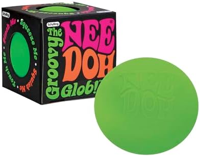 Schylling NeeDoh Original - Sensory Fidget Toy - Green - Ages 3 to Adult , 1 Count ( Pack of 1)