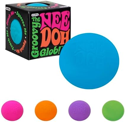 Schylling NeeDoh Original - Sensory Fidget Toy - Green - Ages 3 to Adult , 1 Count ( Pack of 1)