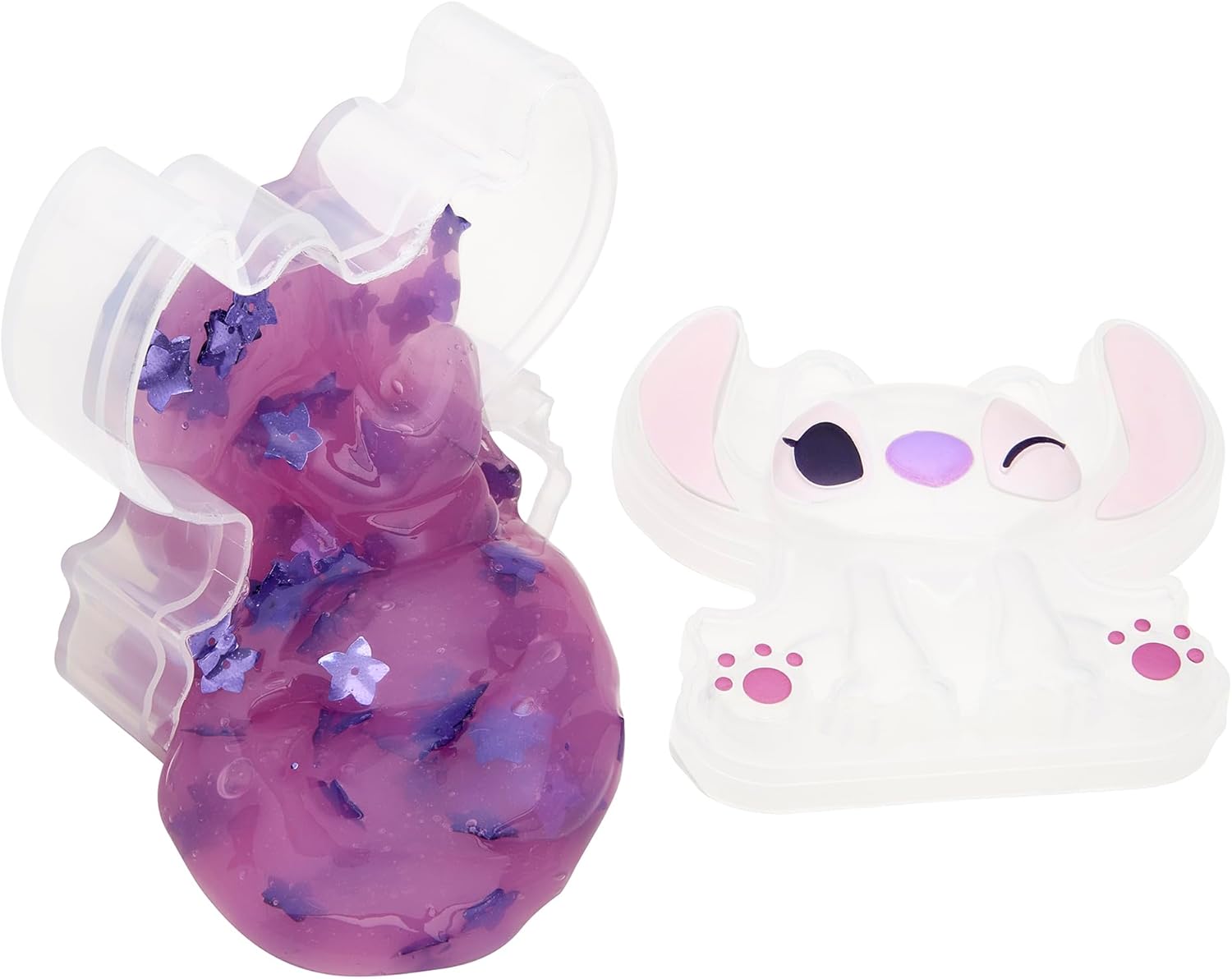 CRA-Z-Slimy Stitch Slime Toy- Glossy, Stretchy, Super Soft, Smooth Blue Stitch Slime with Stitch Shaped Confetti Mix-Ins for Boys and Girls, Lilo and Stitch Kids Toy Gift