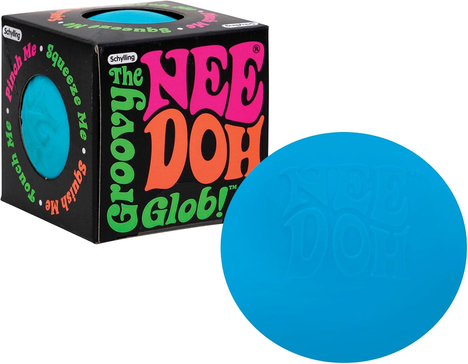 Schylling NeeDoh Original - Sensory Fidget Toy - Green - Ages 3 to Adult , 1 Count ( Pack of 1)