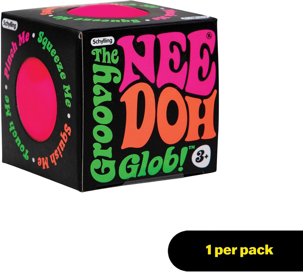 Schylling NeeDoh Original - Sensory Fidget Toy - Green - Ages 3 to Adult , 1 Count ( Pack of 1)