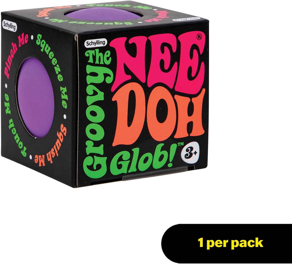 Schylling NeeDoh Original - Sensory Fidget Toy - Green - Ages 3 to Adult , 1 Count ( Pack of 1)