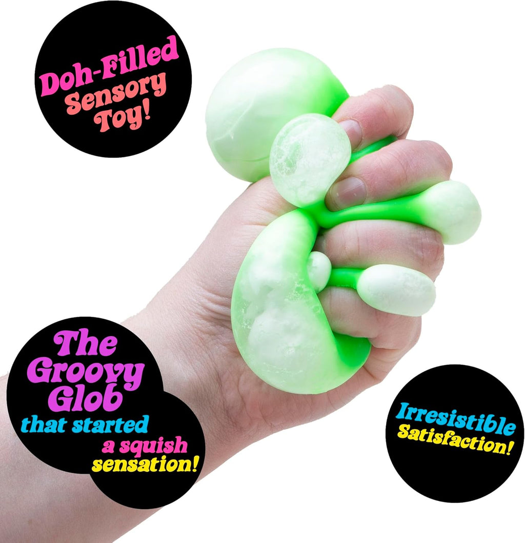 Schylling NeeDoh Original - Sensory Fidget Toy - Green - Ages 3 to Adult , 1 Count ( Pack of 1)