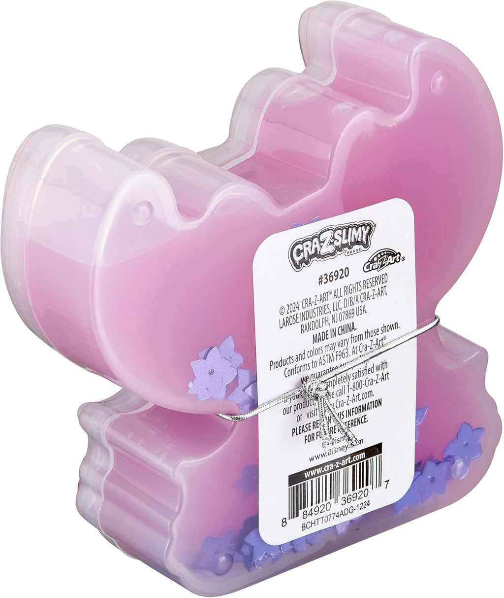 CRA-Z-Slimy Stitch Slime Toy- Glossy, Stretchy, Super Soft, Smooth Blue Stitch Slime with Stitch Shaped Confetti Mix-Ins for Boys and Girls, Lilo and Stitch Kids Toy Gift