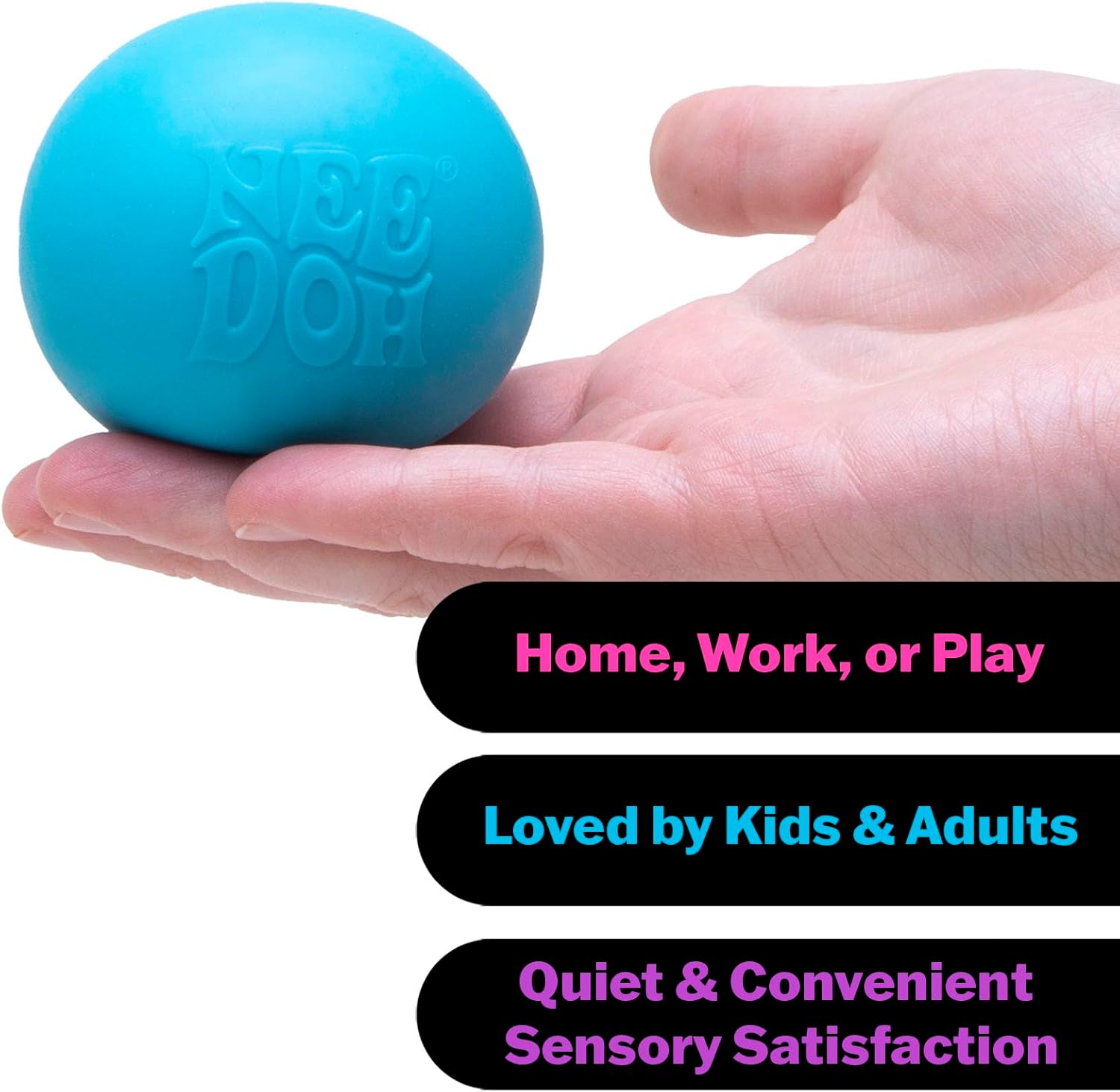 Schylling NeeDoh Original - Sensory Fidget Toy - Green - Ages 3 to Adult , 1 Count ( Pack of 1)