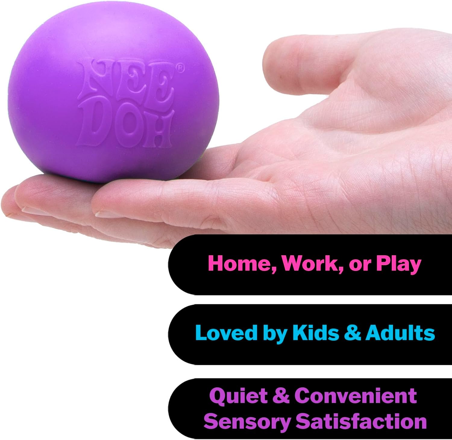 Schylling NeeDoh Original - Sensory Fidget Toy - Green - Ages 3 to Adult , 1 Count ( Pack of 1)