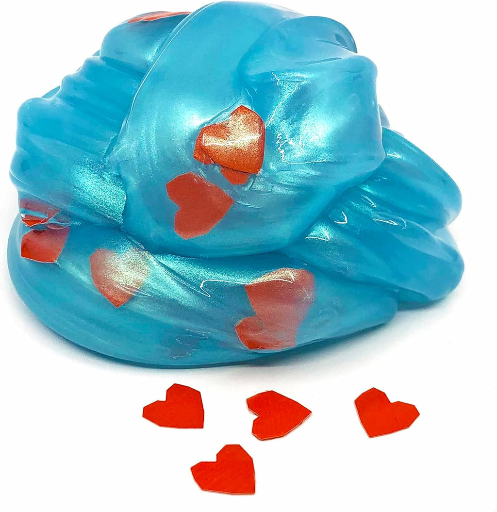 CRA-Z-Slimy Stitch Slime Toy- Glossy, Stretchy, Super Soft, Smooth Blue Stitch Slime with Stitch Shaped Confetti Mix-Ins for Boys and Girls, Lilo and Stitch Kids Toy Gift
