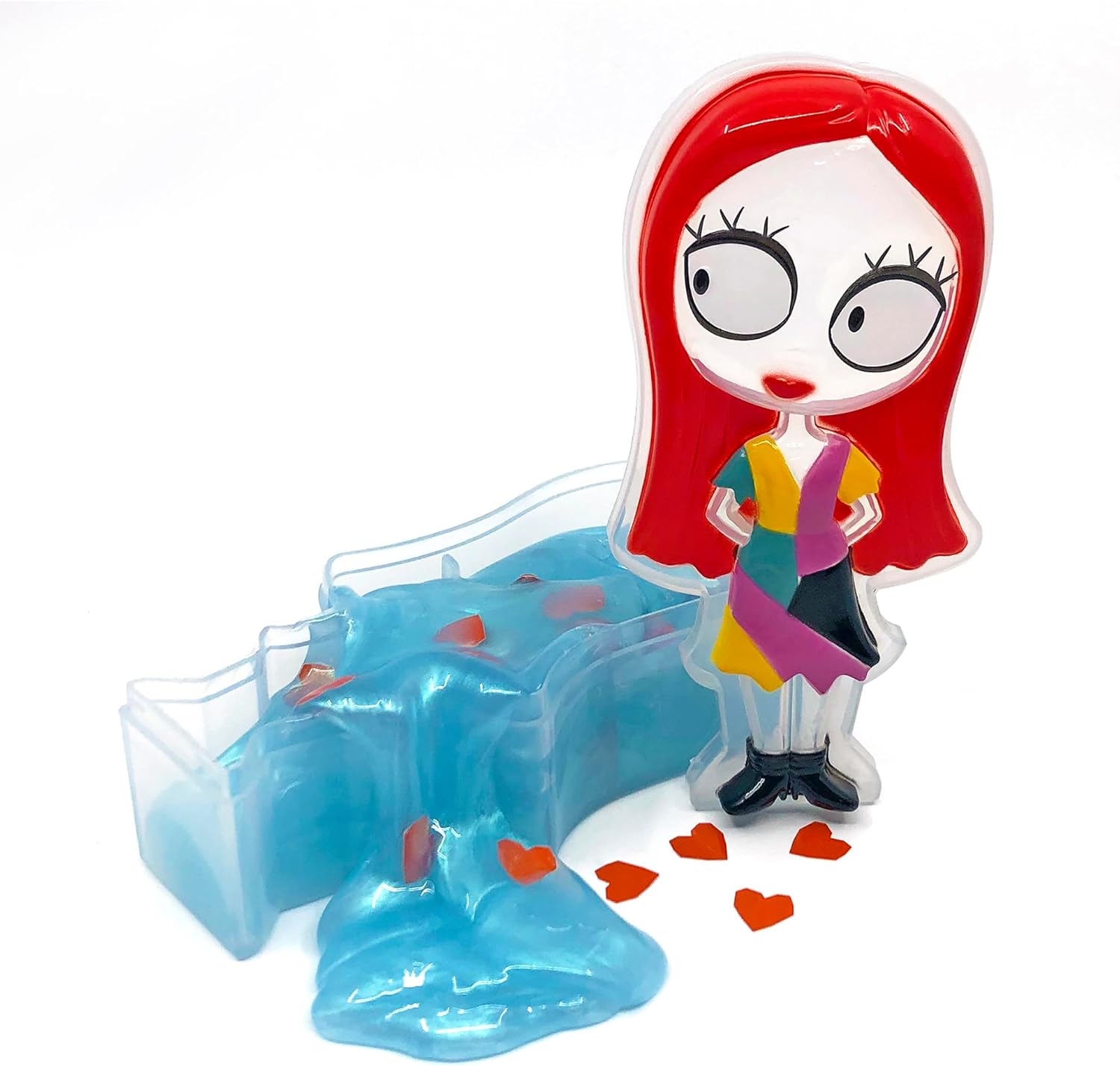 CRA-Z-Slimy Stitch Slime Toy- Glossy, Stretchy, Super Soft, Smooth Blue Stitch Slime with Stitch Shaped Confetti Mix-Ins for Boys and Girls, Lilo and Stitch Kids Toy Gift