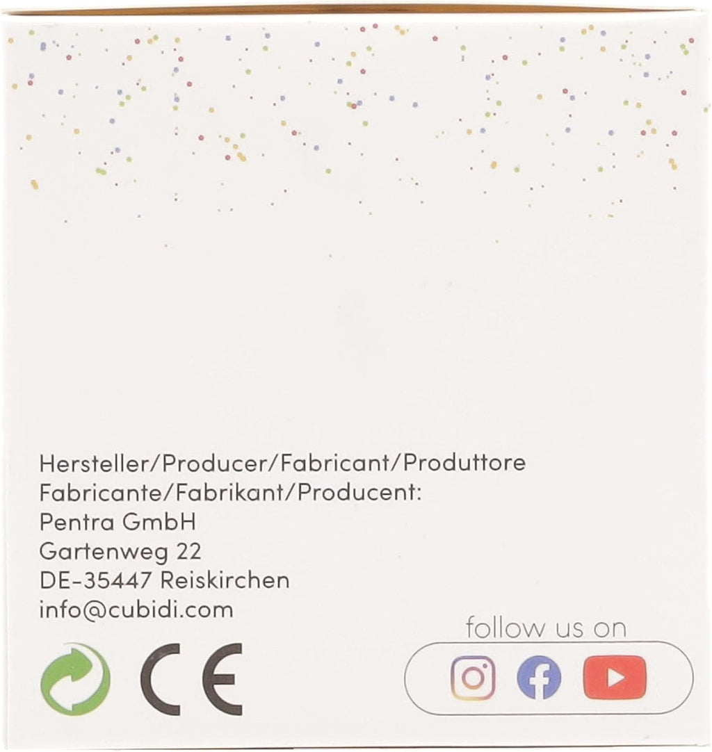 CUBIDI® Original Rainbow Puzzle Ball I Brain Teasers for Kids Ages 6-10 I for Boys and Girls 6+ Years