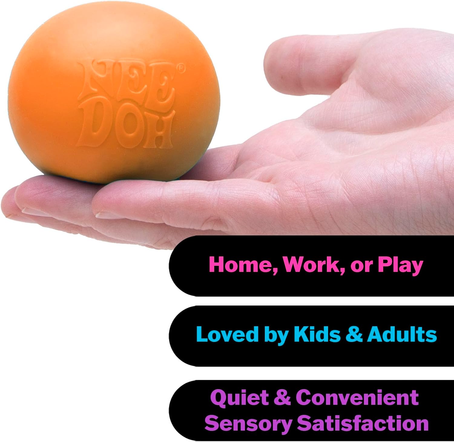 Schylling NeeDoh Original - Sensory Fidget Toy - Green - Ages 3 to Adult , 1 Count ( Pack of 1)