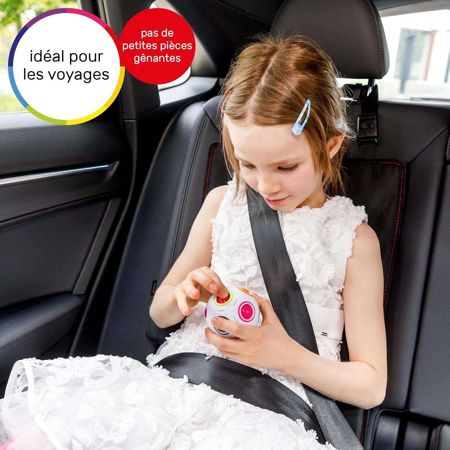 CUBIDI® Original Rainbow Puzzle Ball I Brain Teasers for Kids Ages 6-10 I for Boys and Girls 6+ Years